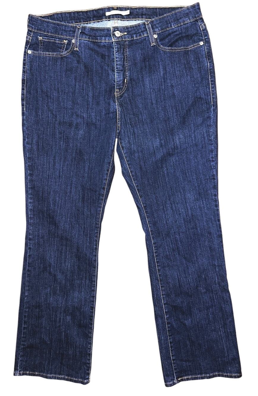 Levi's 415 Relaxed Fit Bootcut Dark Wash Jeans 20W